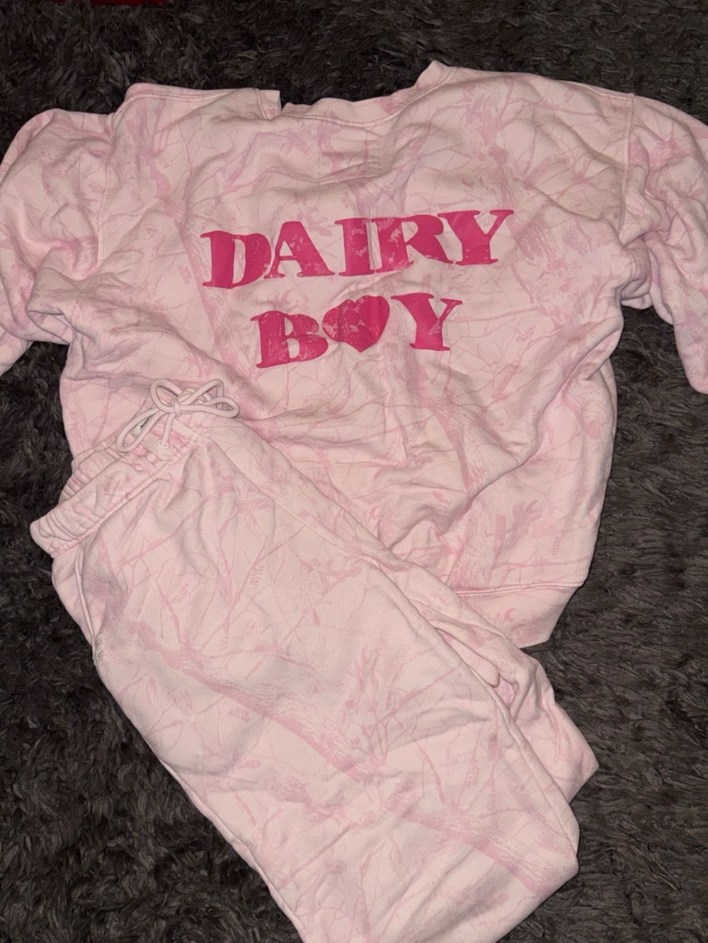 DAIRY BOY Bubblegum Matching Set